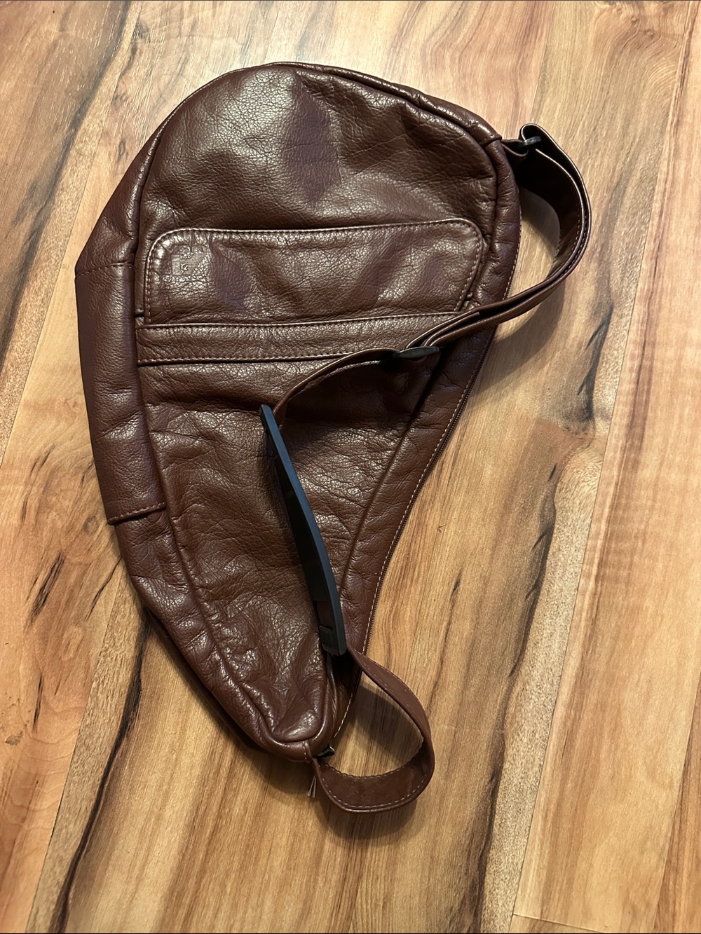 Ameribag Brown Leather Sling Belt Bag